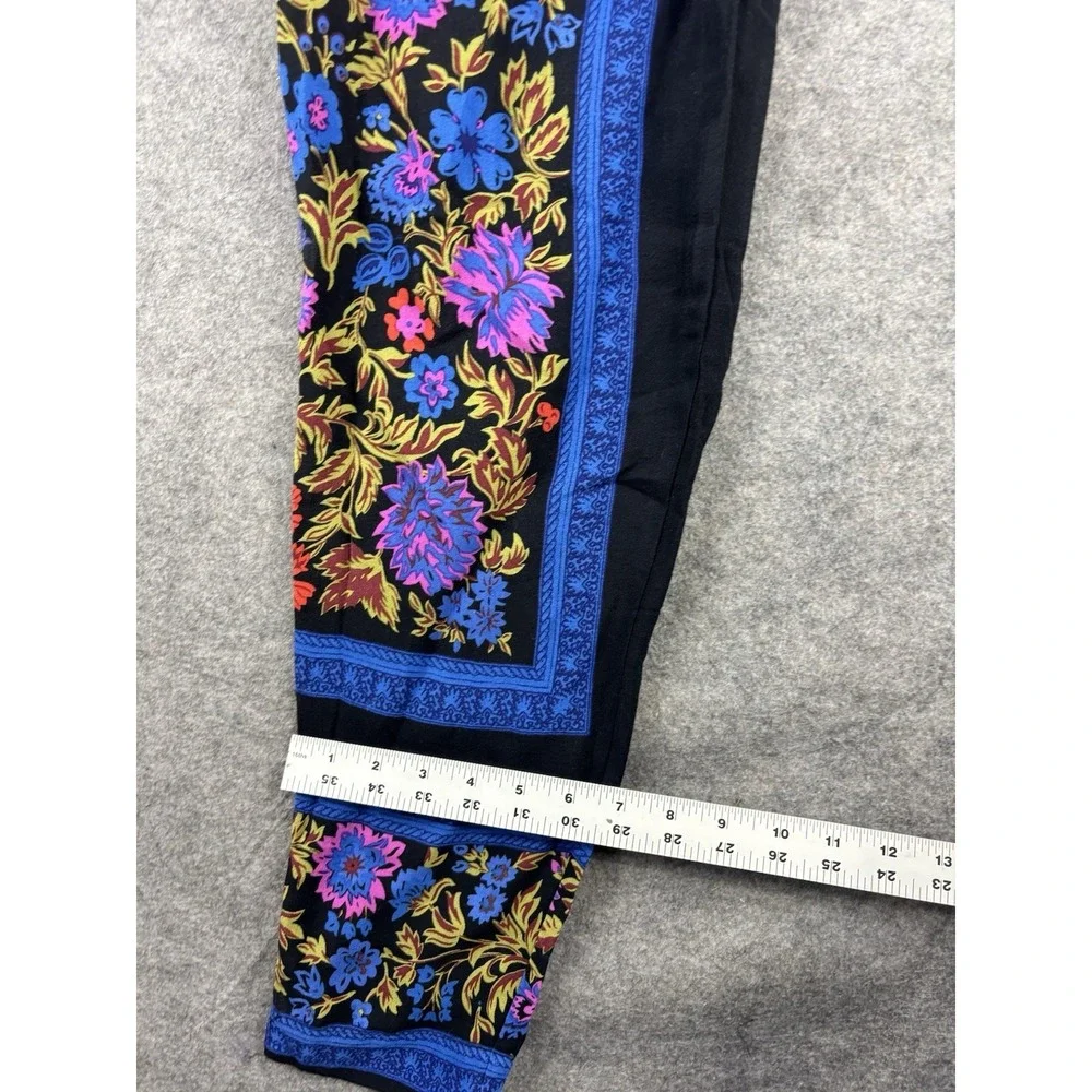 ANTHROPOLOGIE ETT:TWA Jumpsuit Women's 0 Floral Flower Print Artsy Hippie Boho - Picture 8 of 11